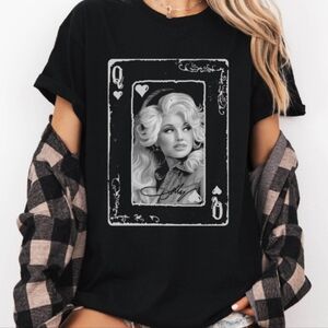 Black Graphic Unisex Dolly Women's Top